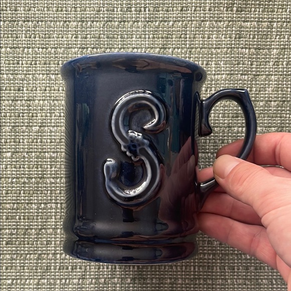 Signature Monogram “S” Mug In Blue - Picture 1 of 3